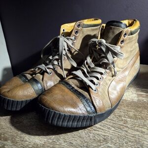 Alexander McQueen X Puma Leather Shoes Sz.10.5